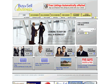 Tablet Screenshot of buyorsellabusiness.businessbrokers.com